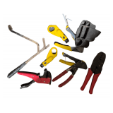 2 Coax Cable Compression Connector Tools, 2 Coaxial Cable Strippers, Wire Cutters Wire Strippers, Wire Crimpers, Spanner Wrench.