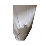 Pre Hung 6 Panel Door 34x80. Damaged