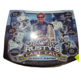 NASCAR Rusty Wallace MILLER LITE Hood Sign RUSTY'S LAST CALL Tribute