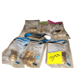 6 Bags of SharkBite Fittings 1/2' & 3/4' and SharkBite Tool