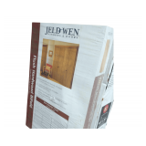 JELD-WEN 36 in. x 80 in. Unfinished Flush Hardwood Closet Bi-fold Door (New)
