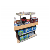 30 x 48 x 4 ft Movable Display Cart -- All Contents Included