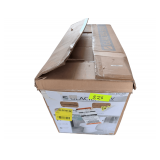 Glacier Bay 12 in. Rough In 2-Piece 1.1 GPF/1.6 GPF Dual Flush Elongated Toilet in White, Appears New