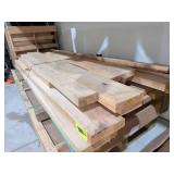 Raw Hickory Lumber 4-10.5' Wide. Aprox 8' Length By 2' Thick. Aprox 23 Pieces