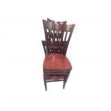 4 Solid Wood Dinning Room Chairs, New