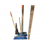 4 Push Brooms