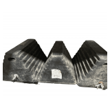 3-Wheel Chocks Hard Rubber