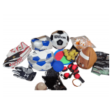 Assorted Sports Training Balls - Ball Glove - Wrist Bands - Ball hog Bump