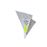 (2) Craft and Main Glass Corner Shelf NIB Model GCS1010