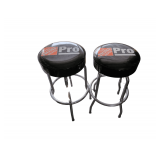 (2) Home Depot Pro Cushioned Swivel Bar Stools 29.5'