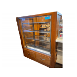 Doughnut Display Case - Custom Wood and Glass 47.5'x30'x58'