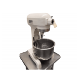 Hobart A-200 - 20-quart Commercial Countertop Dough Mixer -  1/2 HP motor, 3-speed gear-driven transmission - #12 attachment hub - With Paddle and Wisk - Stainless Steel Stand Included - Good Worki