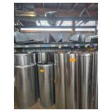 Wide Assortment of Sheet Metal- Duct Work- Rack Not Included