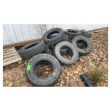 Pile of Used Tires