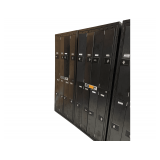 2 - Steel Locker Units 80”H.