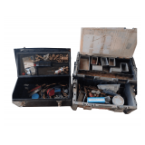 Tool Boxes And Contents. Copper And Brass Fittings, Connectors
