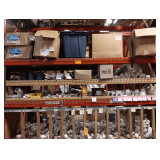 Both Shelves Of PVC Fittings And FinishLine Adjustable Drainage Systems NIB