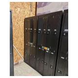 2 - Steel Locker Units 80”H.