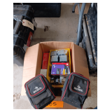 Box Of Electric Switches, Outlet Boxes, Husky Pouches