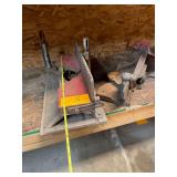 Vintage Craftsmen Miter Box and Vintage Cast Iron Miter Trimmer