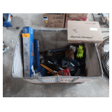 Basket Of Rope, Air Filters, Caulking Guns, Hardware, Tire Pump