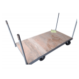 Heavy Duty Cart On Wheels With Holding Posts