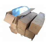 Pallet of Gray Metal Products 8x8 Trunk Ducts - SEE PHOTOS