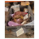 Crate of Various Hardware Such As Fuses - Weather Stripping - Rope and More