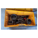 Toolbox Full of Hole Saw Bits