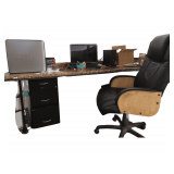 Computer- Filing Cabinet- Office Chair