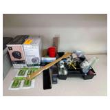 Office Supply Assortment Includes Tape - Pens - Markers - Batteries- Heaters