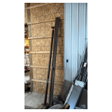 8' Telescopic Jack Post & 3 Metal Pipes
