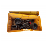 Toolbox Full of Hole Saw Bits