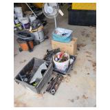 Plumbing Supplies- Rope - Straps - Tire Pump - Gauge - and Other Hardware