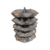 Spinning Display Of Metal Clips, Copper Clips, Miscellaneous Brackets. Shelf Is Included