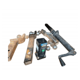 3 Tow Hitches 3 Ball 1-1/8" , and a Trailer Leveler