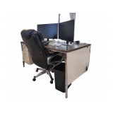 Desk- Computer- Chair