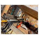 2 Wood 48' Levels 2 levels 16', Carpet Kicker 2 Hand Snakes,A Jack Hammer Bit