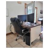 Desk- Computer- Chair