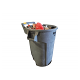 Industrial Garbage Can With Wheels