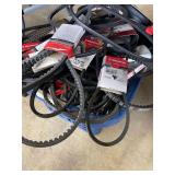 Bushel Full of Fan Belts Various Sizes