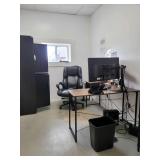 Contents of Office- Desk- Computer- Chair & Other Office Supplies