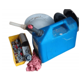 Corner Of Chairs, cooler, 1/2in x 10ft Rope, Gas Can, Propane Tank