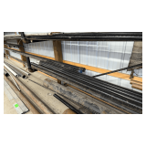 Stack of Black Pipe - Approx. 8'-20' - See Photos