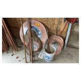 Stack of Copper - 3/8' & 3/4' Tubes (7'-16') - 1 1/4', 3/8', 1/2', & 5/8' Coils - SEE PHOTOS