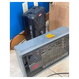 2 Portable Electric Heaters Arvinair and a Hyper Touch