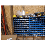 Storage Shelf Of Metal Fittings And Storage Boxes . Blue Shelves Not Included
