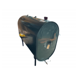 Steel Heating Oil Tank 60”L. X53”H. 275 Gallon