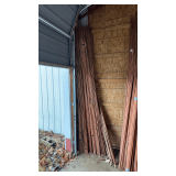 Large Stack of 3/8' & 1 1/4'Copper Tubing - Approx. 10' - SEE PHOTOS