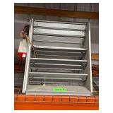 HVAC Motorized Damper 21” X 25.5” X 17”- Roffing Vent Kit - Aluminum Vent